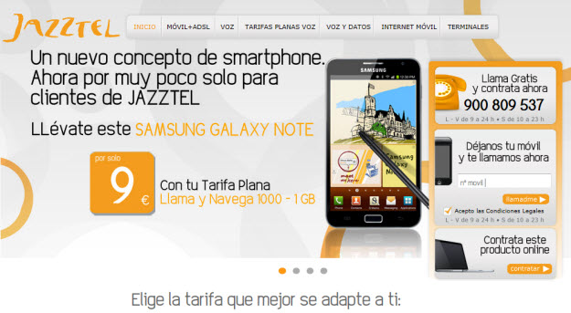 Portabilidad móvil Jazztel