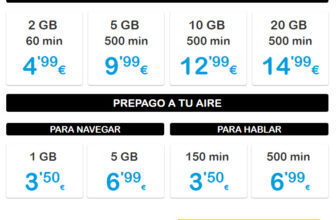 tarifas prepago Suop