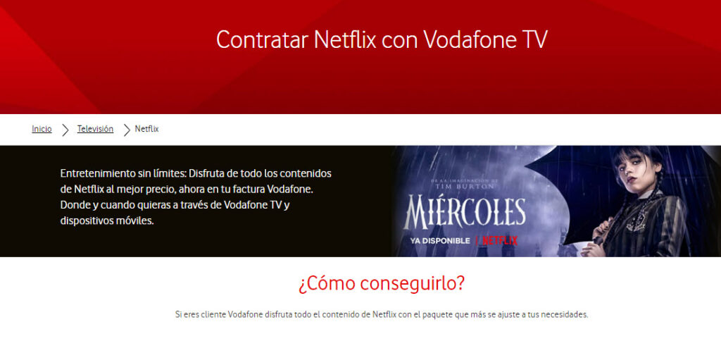 Netflix Vodafone